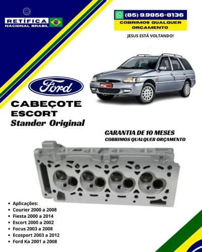 Promoção de Cabeçote Ford Escort