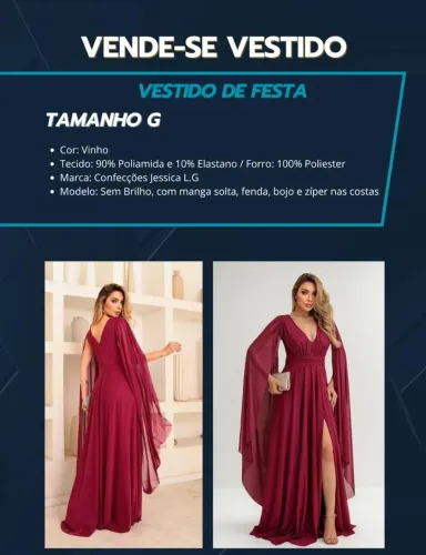 Vestido de Festa Plus Size