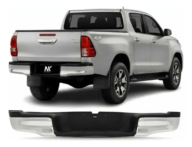 Parachoque Traseiro Hilux Revo Sem Furo 2016/