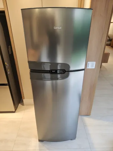 Geladeira Consul Frost Free Duplex 386 Litros Inox - 127V