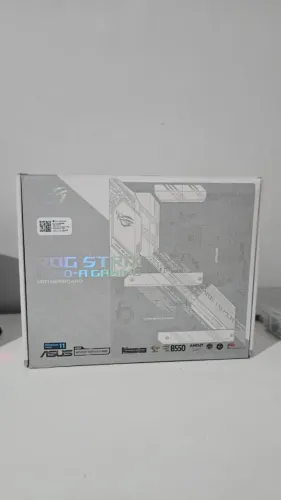 PLACA-MÃE ASUS ROG STRIX B550-A GAMING BRANCA AM4