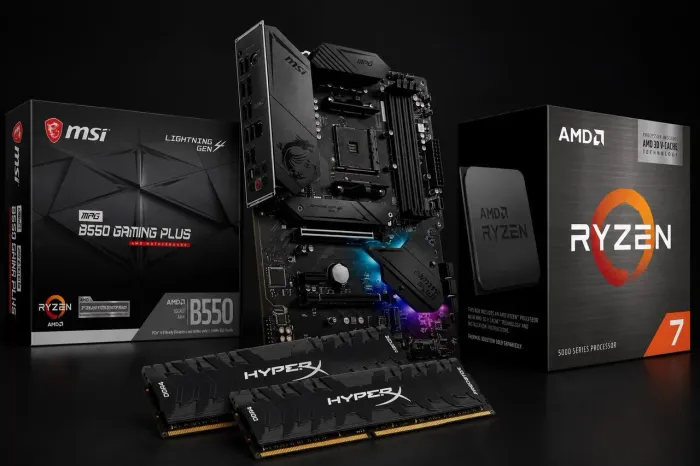 Kit Ryzen 7 5700x3d com nota fiscal e caixa