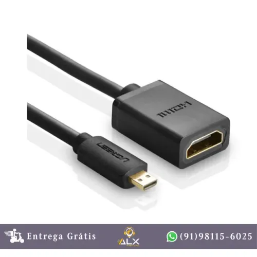 Adaptador Micro Hdmi para Hdmi Ugreen *ENTREGA GRÁTIS*