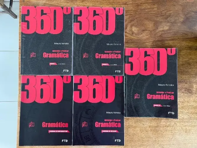 Coleção Gramática 360º FTD Mauro Ferreira Completa Estado de Nova