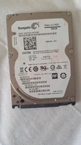Vendo um HD Seagate 2,5 Polegadas 500GB R$110