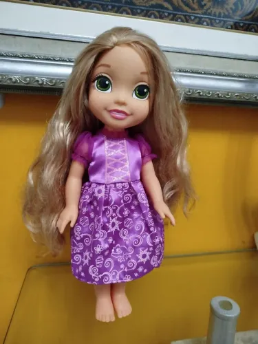 Boneca Disney Princesas Rapunzel Toddler Multikids - Linda e Conservada