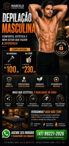 Depilador masculino