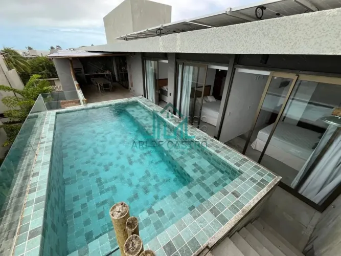 Apartamento Cobertura Mobiliada com Piscina Privativa, 155m², Varanda Gourmet, Energia Sol