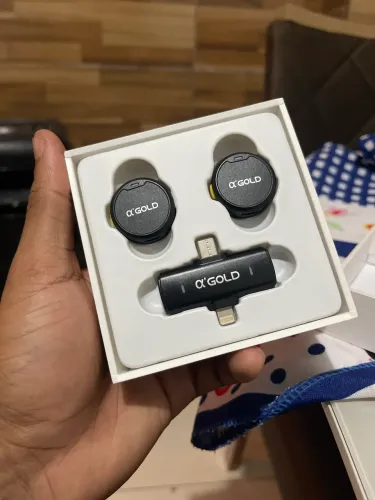 Microfone de lapela profissional novo