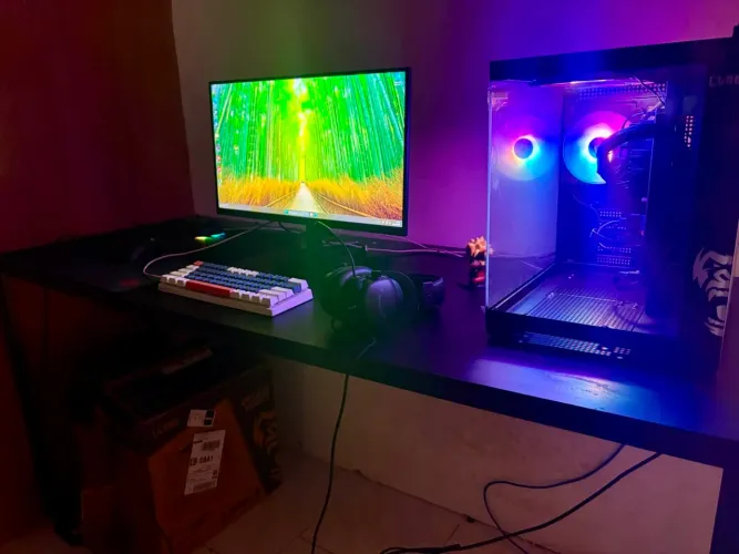 Computador gamer AMD Ryzen 5 2400g 16gb memória RAM SSD 512GB
