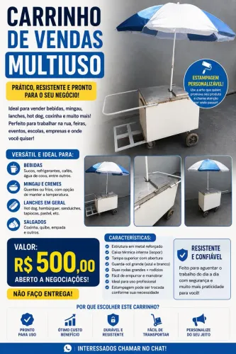 Carrinho de vendas