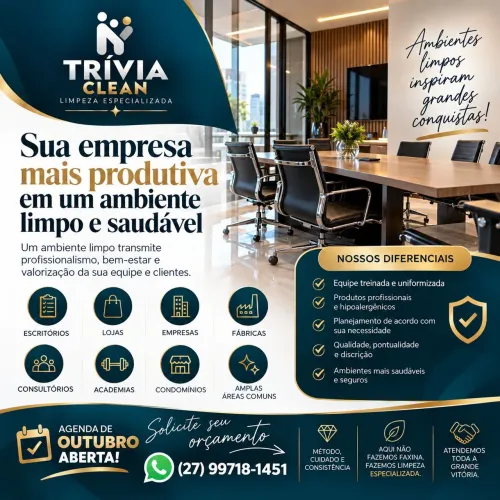 Trívia clean limpeza especializada