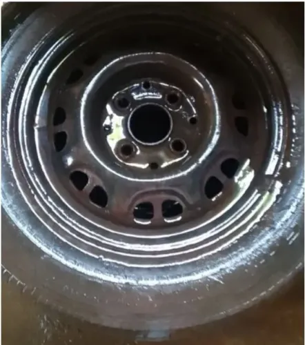 Roda para GOL Aro 13 Referencia 175/70/13 com pneus (4 unidades)