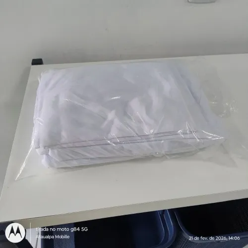 Lençol, capa, fronha solteiro branco 