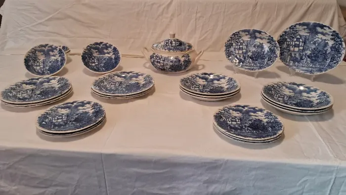 Conjunto Jantar Cena Inglesa Oxford Vitramik/Biona - 27 Peças - Ler descrição do anúncio