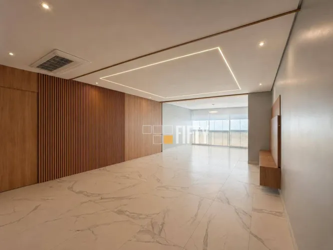 Apartamento novo à venda ou locação, 157m², 3 suítes, varanda integrada com churrasqueira 