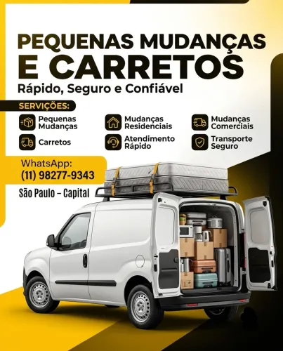MUDANÇAS RÁPIDAS E CARRETOS