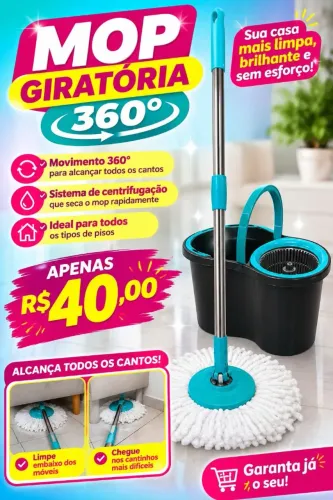 Mop giratório 360°