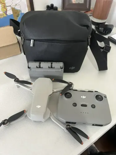 Drone Dji Mini 2 4k 3 Baterais Case Completo