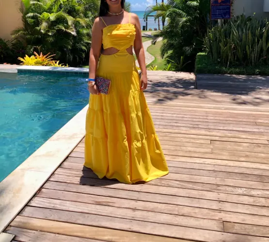 Vestido longo, leve e fresco!