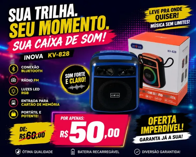 Caixinha de som 