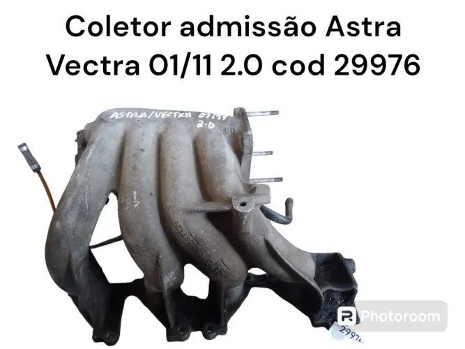 Coletor de admissão astra vectra 2.0