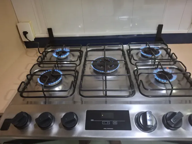 Fogão de embutir brastemp 