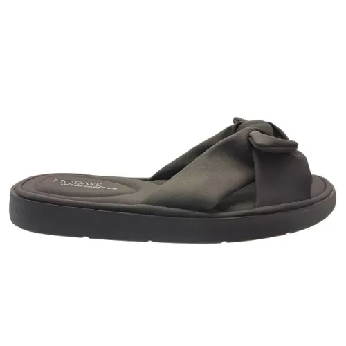 Sandália Slide Feminina Nobuck Ultra Soft Macia Modare Preto *745
