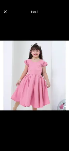 Vestido de festa infantil 