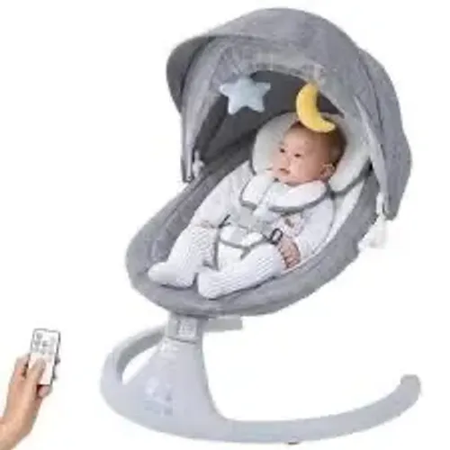 Cadeira De Balanco Elétrica Para Bebe Operação Remota