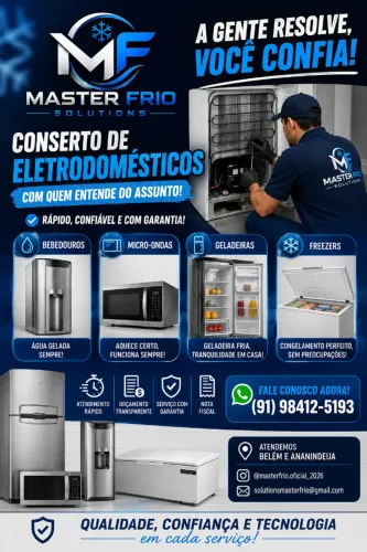Assistência Técnica de Geladeiras, Máquinas de Lavar e Ar-Condicionado