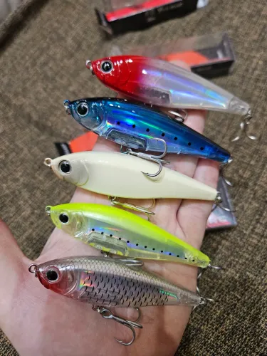 5 iscas artificiais Twitch Bait 18g - Slow Sinking