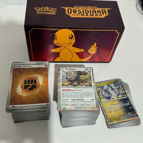 Cards Pokémon (ingles & português) + Caixa vermelha Especial (original oficial)