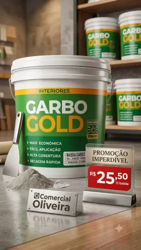 Massa Corrida galão de 6 Kgs - Pronta para uso - Para Sete Lagoas