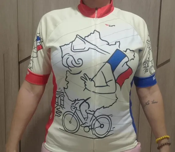 Camisa de Ciclismo Feminina