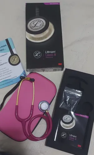 lEstetoscopio Littmann Classic III Roxo Rainbow