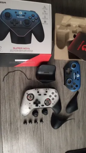 PROMOÇÃO! Controle Gamesir Super Nova Hall Effect (PC, Switch, Android) 3 modos conexão