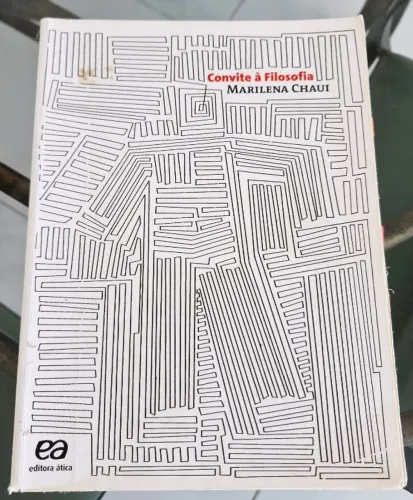 Livro Convite à Filosofia - Marilena Chaui (Bom Estado)