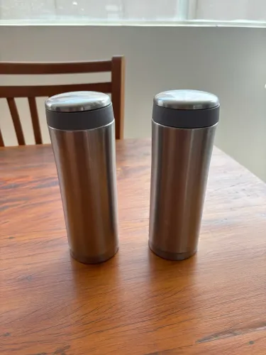 2 Garrafas 400ml Inox