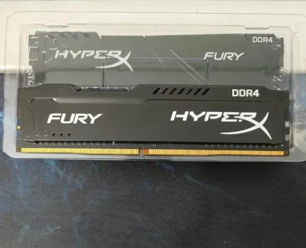 Memória RAM Hyperx Fury 16GB (2x8GB) DDR4 2400MHz Black