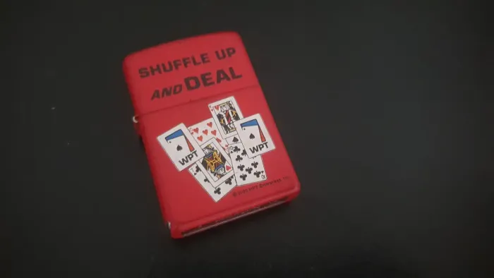 Isqueiro Zippo Original Edição World Poker Tour 2005