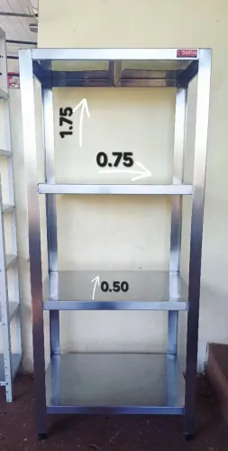 Estande de inox sulfisa para cozinha