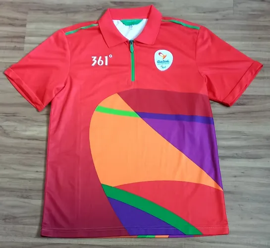 CAMISA POLO JOGOS PARALÍMPICOS RIO 2016 TAMANHO M NOVÍSSIMA 