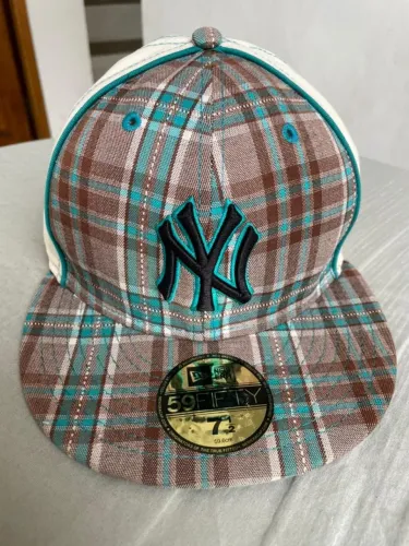 Boné New Era 59fifty Xadrez - Tam 7 1/2 59,6 Cm - Original