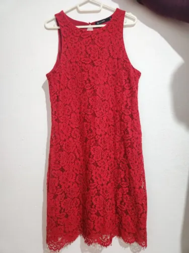 Vestido em renda cortelle
