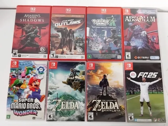 Jogos Originais Nintendo Switch (Aceito Cartão)