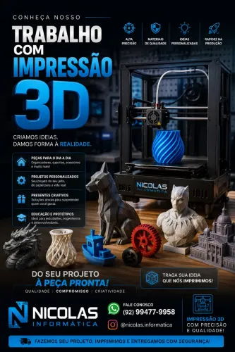 Trabalho com impressão 3d