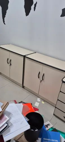 Armário baixo potes dupla