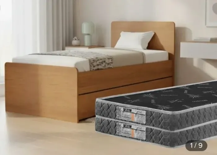 cama solteiro com auxiliar