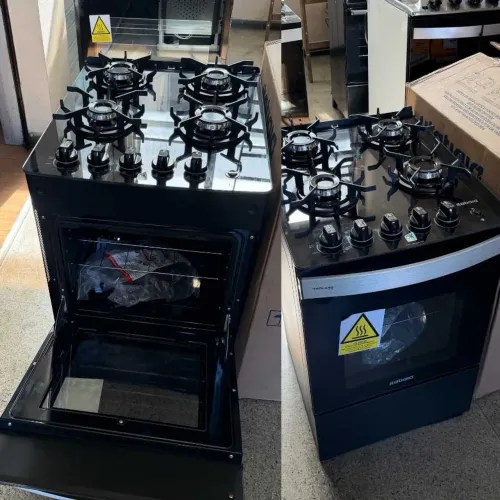 Vendo Fogão 4 Bocas Itatiaia Itaglass Preto com Mesa de Vidro Temperado novo na caixa